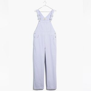 Denim Oversized Carpenter Overalls: Garment-Dyed Edition